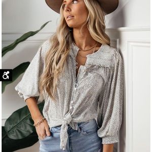 🧡 Bohme Cierra Floral Blouse